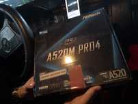 Материнская плата ASRock A520M PRO4
