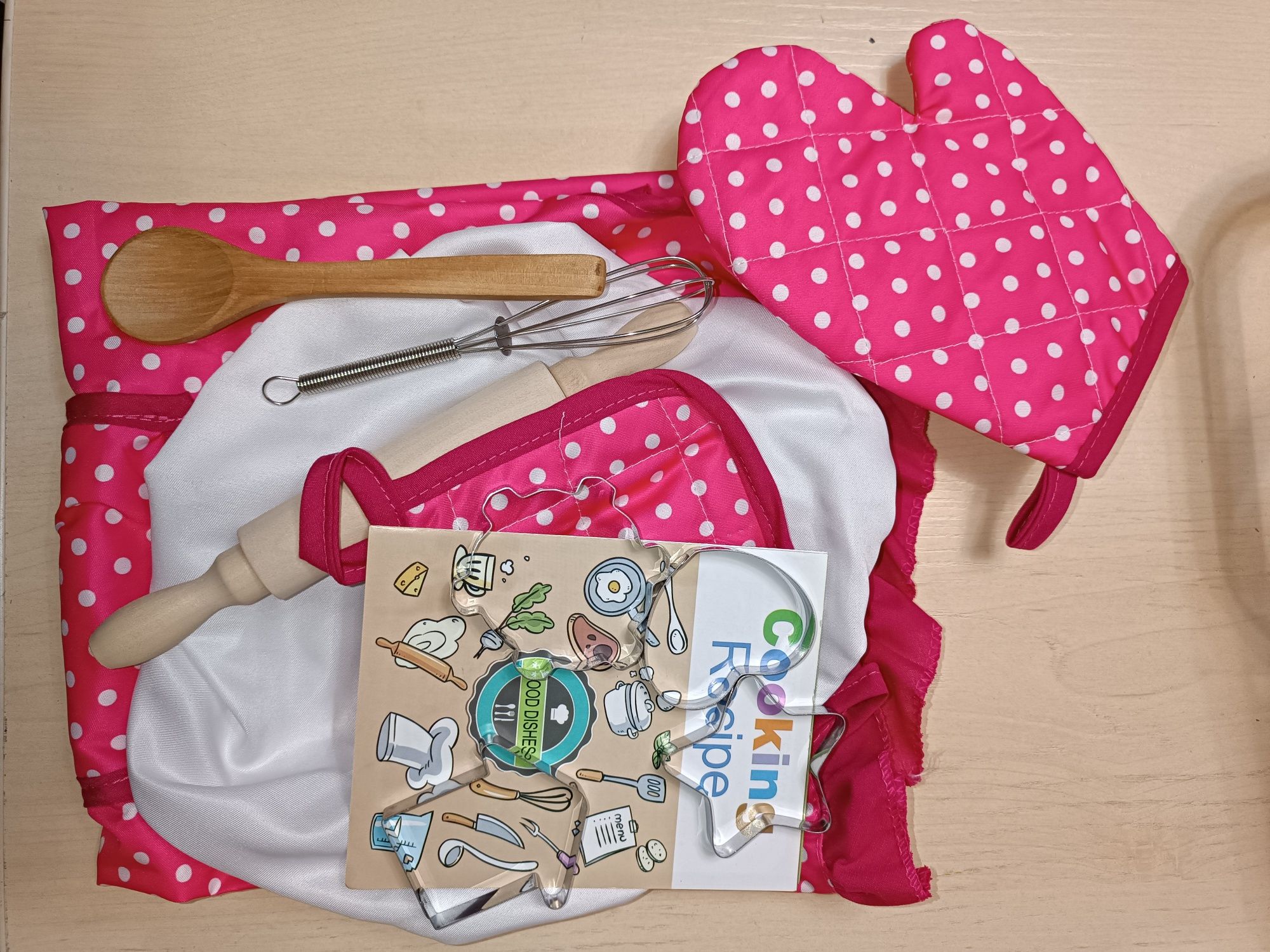 Детский набор повара "Cooking set" розовый