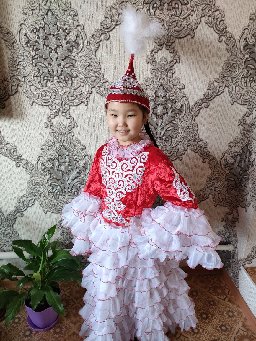 Казахское платье 8-13лет. Доставка