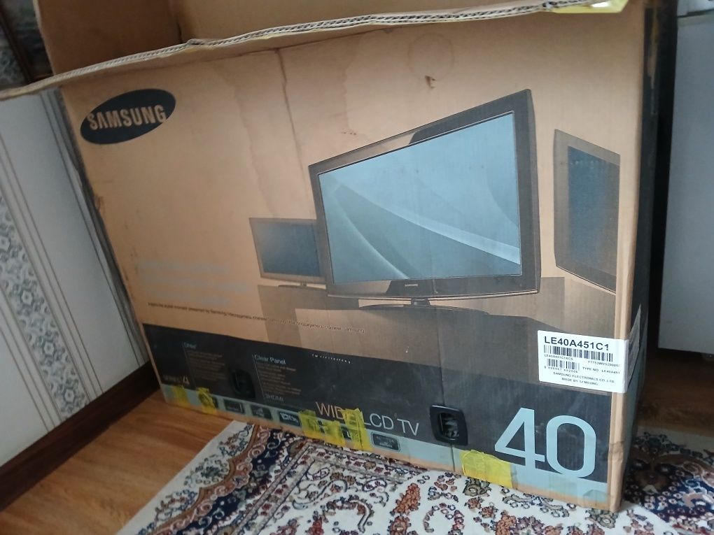 ТВ samsung , диагональ 39,7 дюйм( 101см), не смарт, в отличном состоян