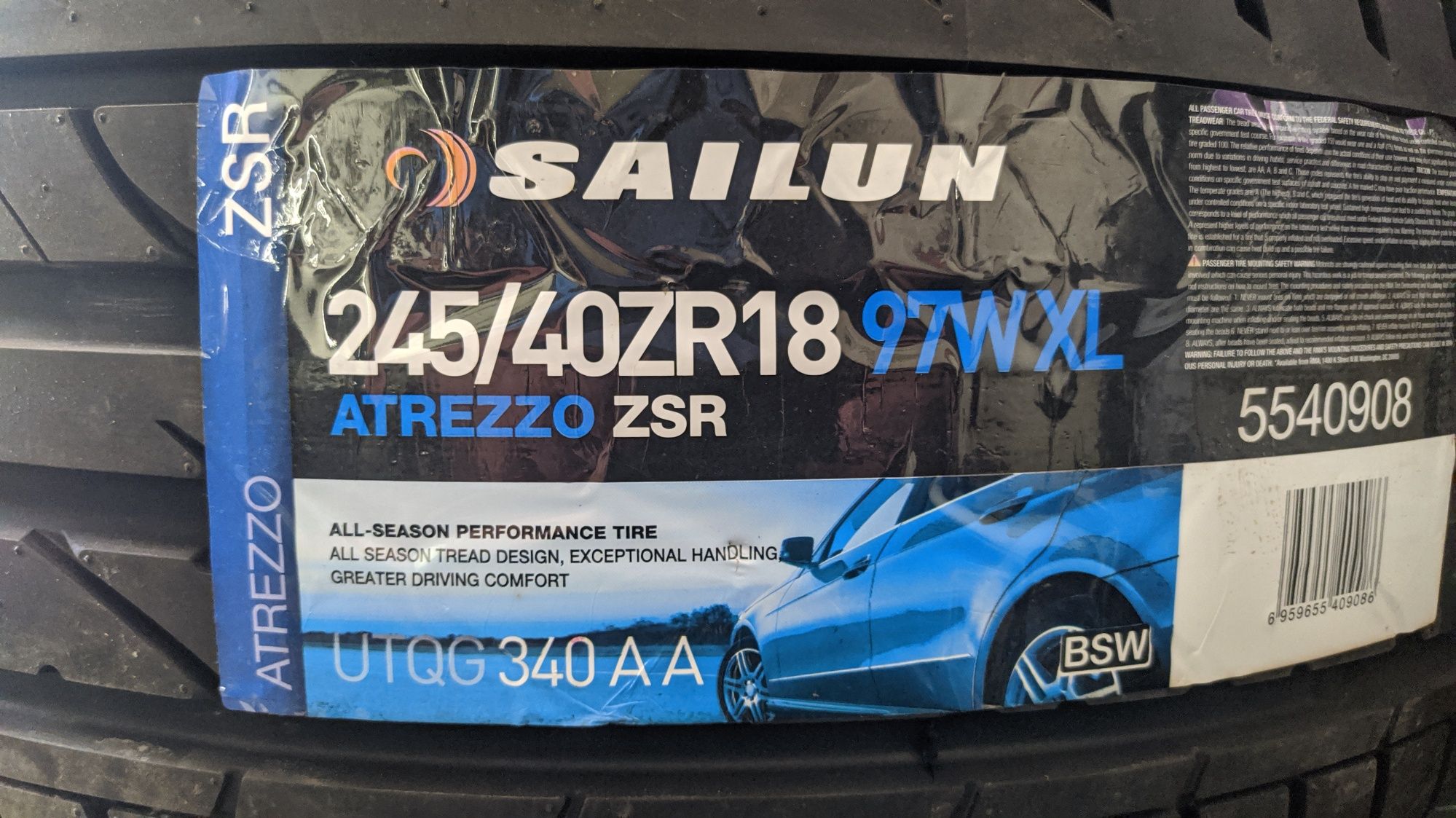 265/35R18 Sailun Разноширокие