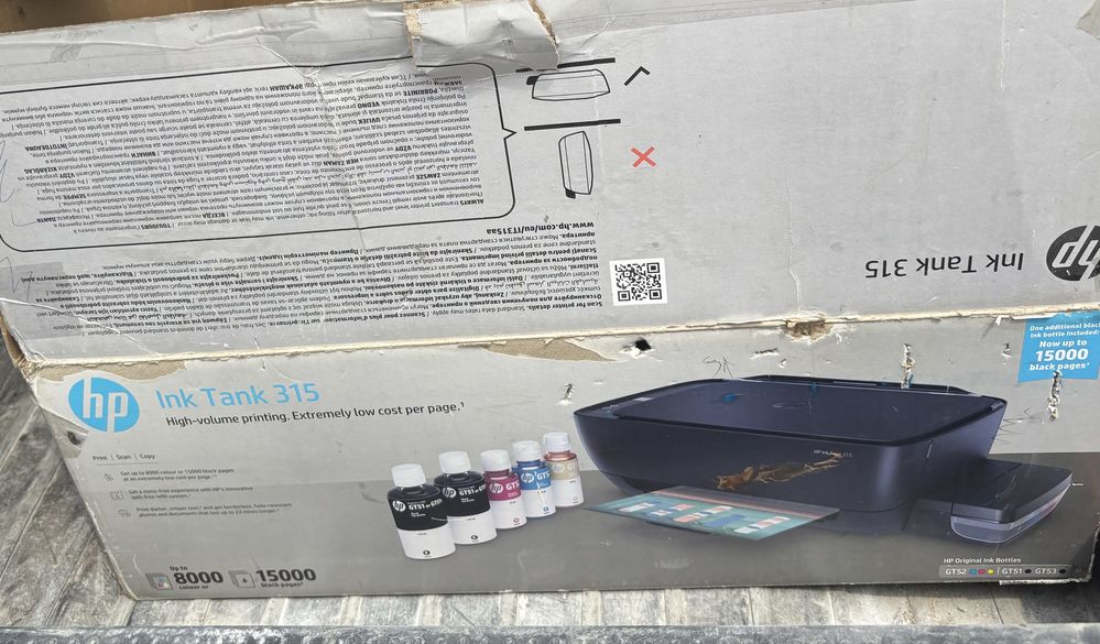 Принтер HP Ink Tank 315 All-in-One