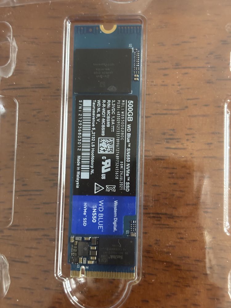 SSD 500 Gb WD. Made in USA