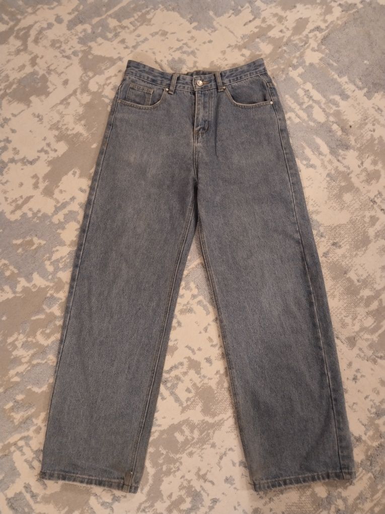 Baggy fit синие джинсы