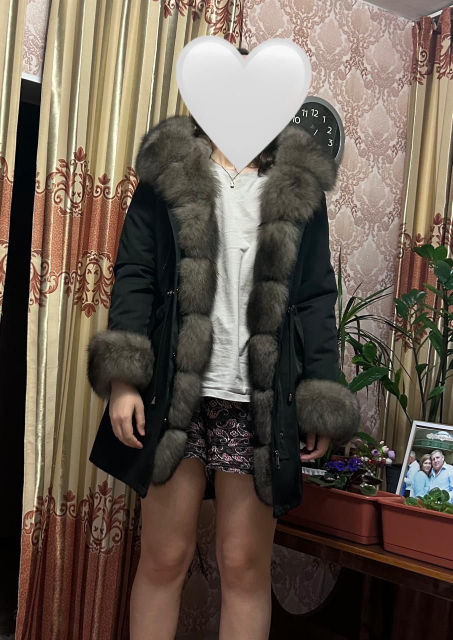 Куртка с натуральным мехом