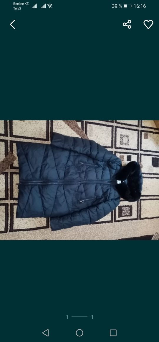 Продам зимний пуховик