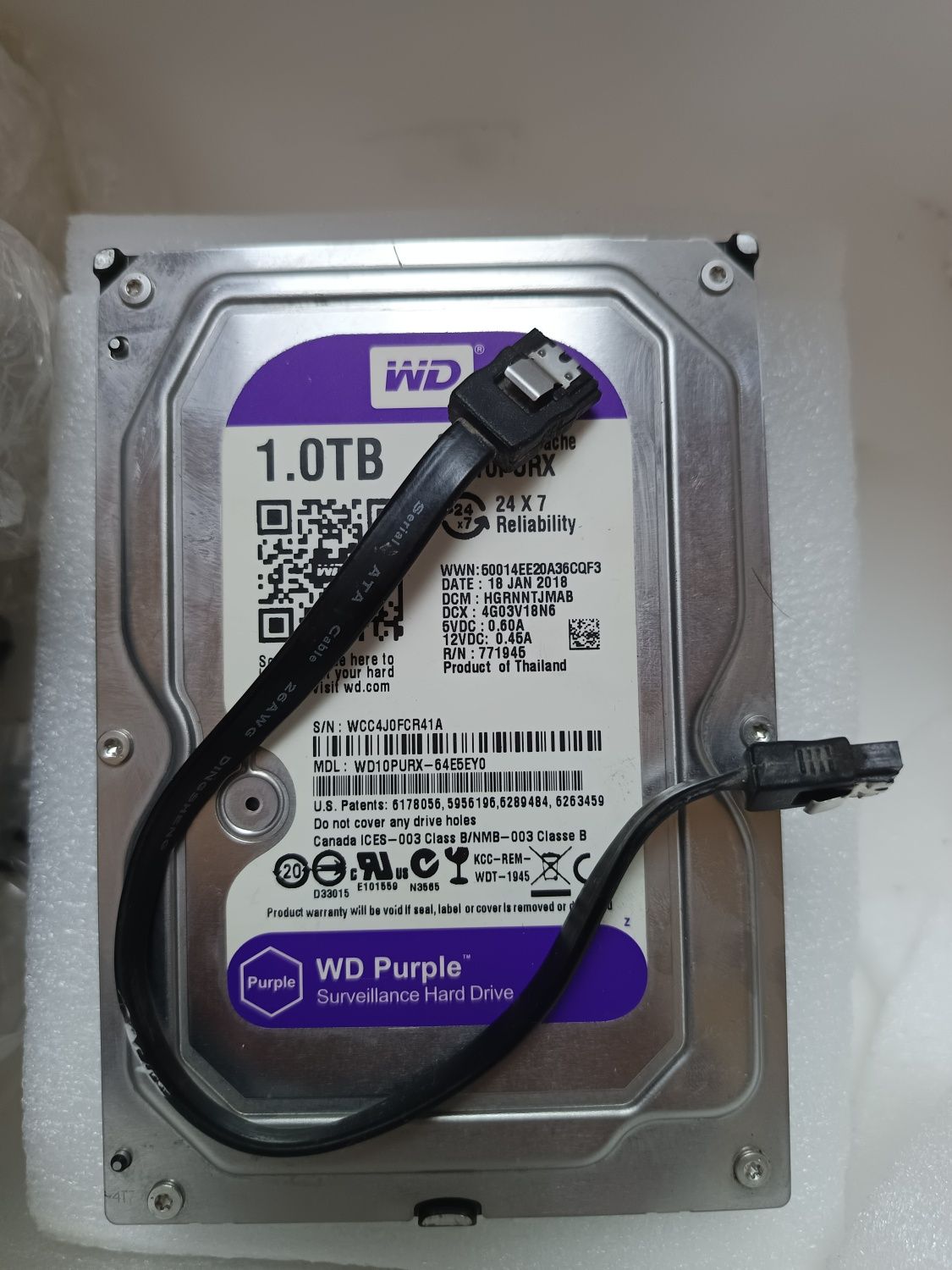Жёсткий диск HDD 3'5" для видеонаблюдения