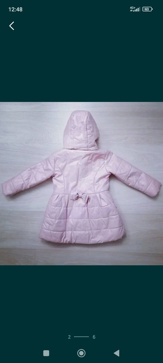Продам детское пальто KOTON на 4-5 лет