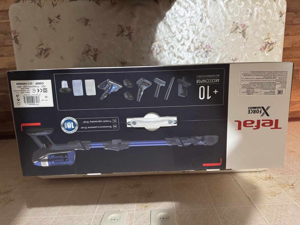 Вертикальный моющий пылесос Tefal
