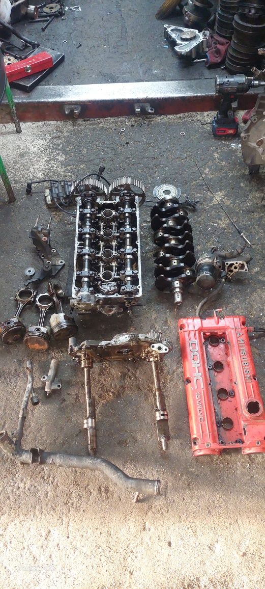 Запчасти на 4G63 DOHC  2.0.  Mitsubichi  RVR  92-97гг.
