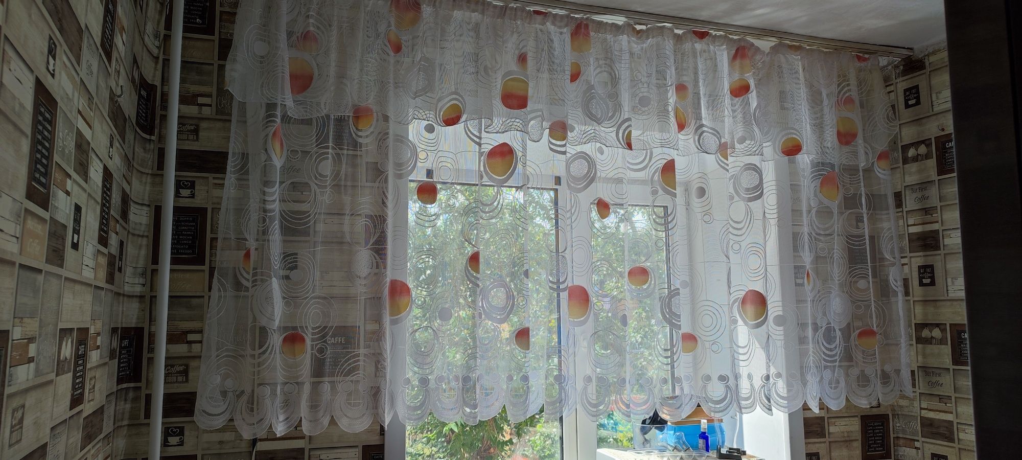 Тюль разные шторы
