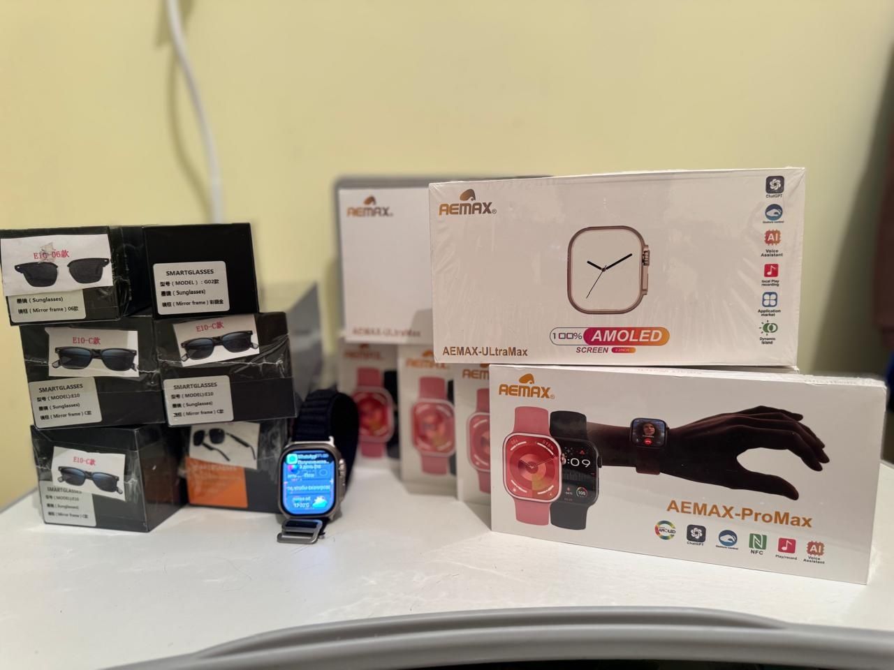 Смарт сағат,смарт көз әинек сымсыз Bluetooth-бен
