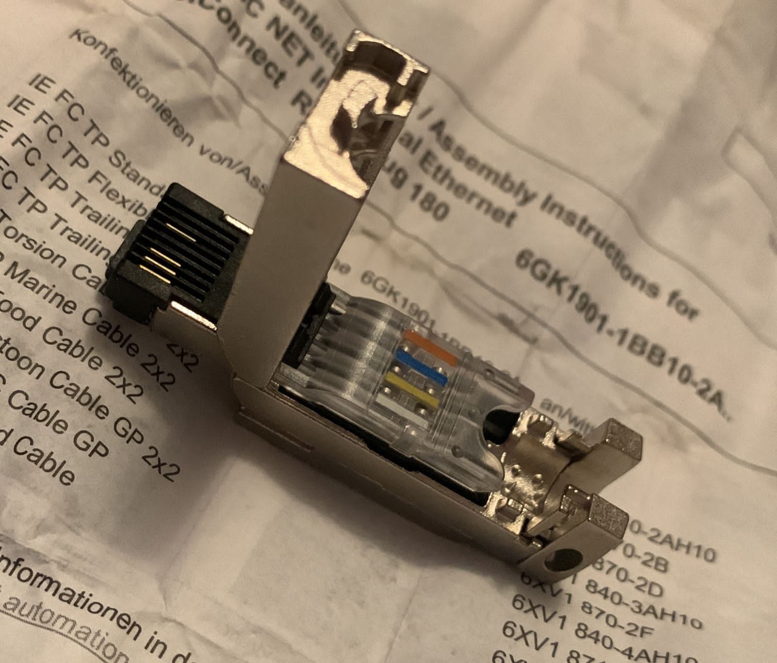 Simatic NET IE FC RJ45 Штекер, 180 RJ45