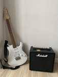 Электрогитара yamaha Pacifica 012 + Marshall CODE 25 W AMP