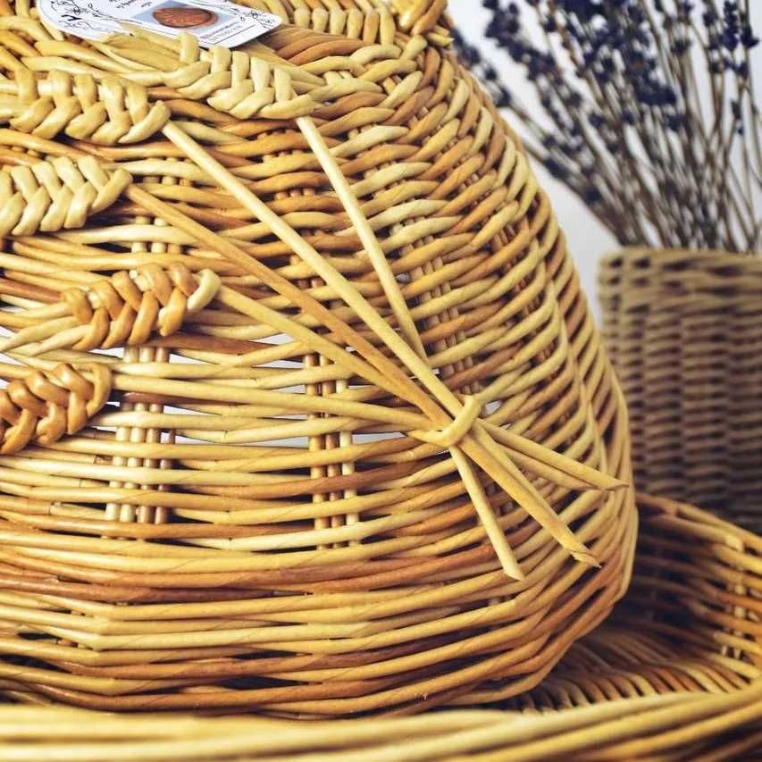 Хлебницы из бумажной лозы