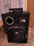 JVC автомагнитола + 12" сабвуфер колон