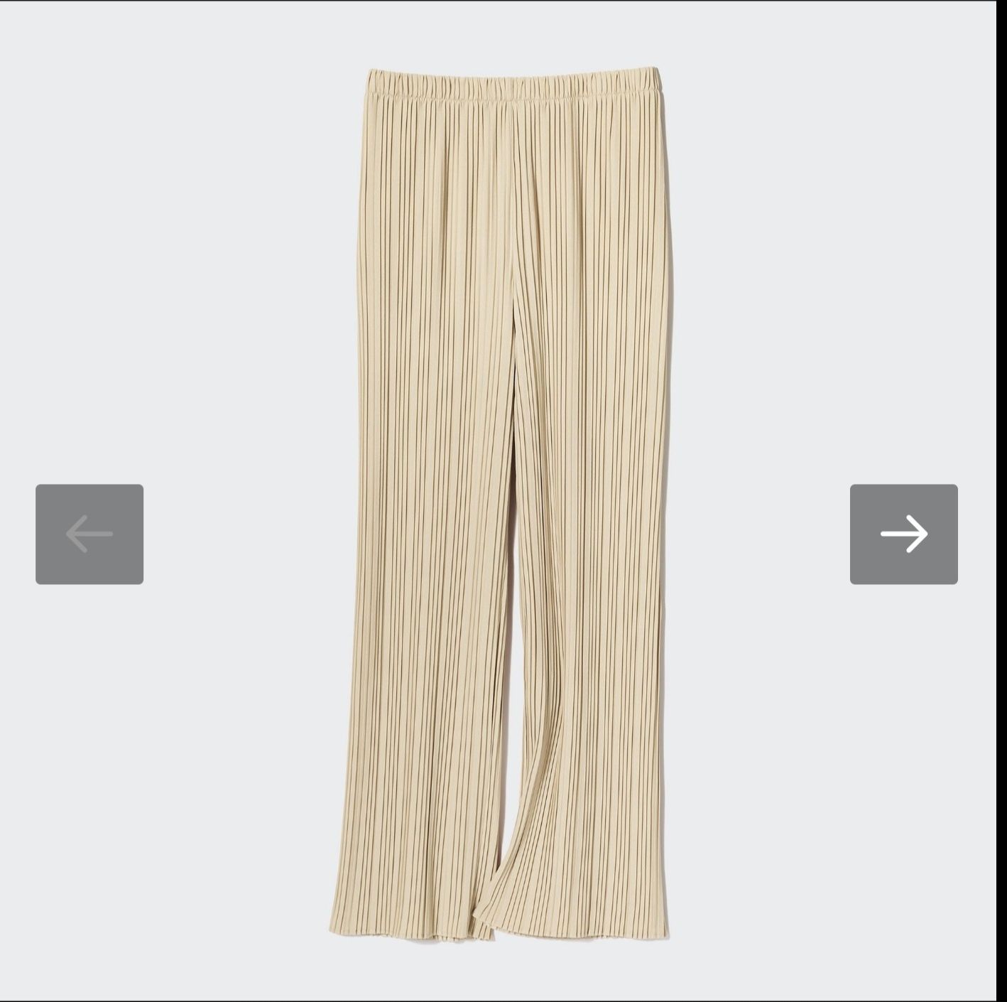 Брюки плиссе Uniqlo р.M черные, синие