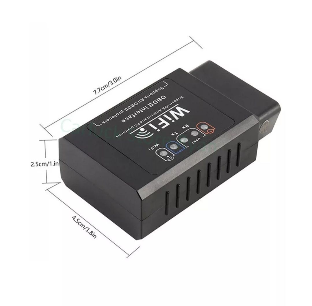 Автосканер OBD II WiFi  1.5 версия Совместим с Айфон и андроид