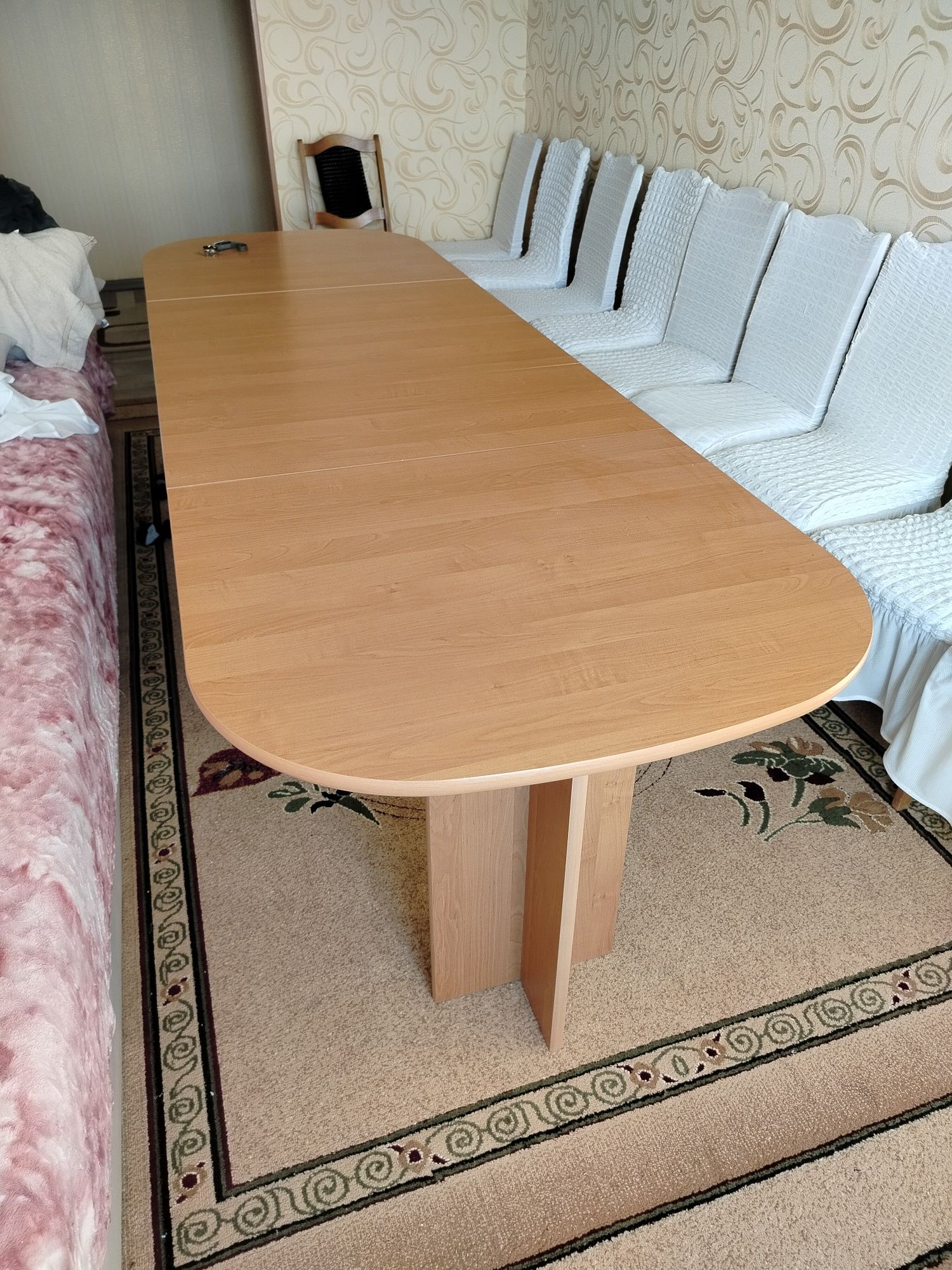 Стол 280х90см раздвижном, 160х90 собранном