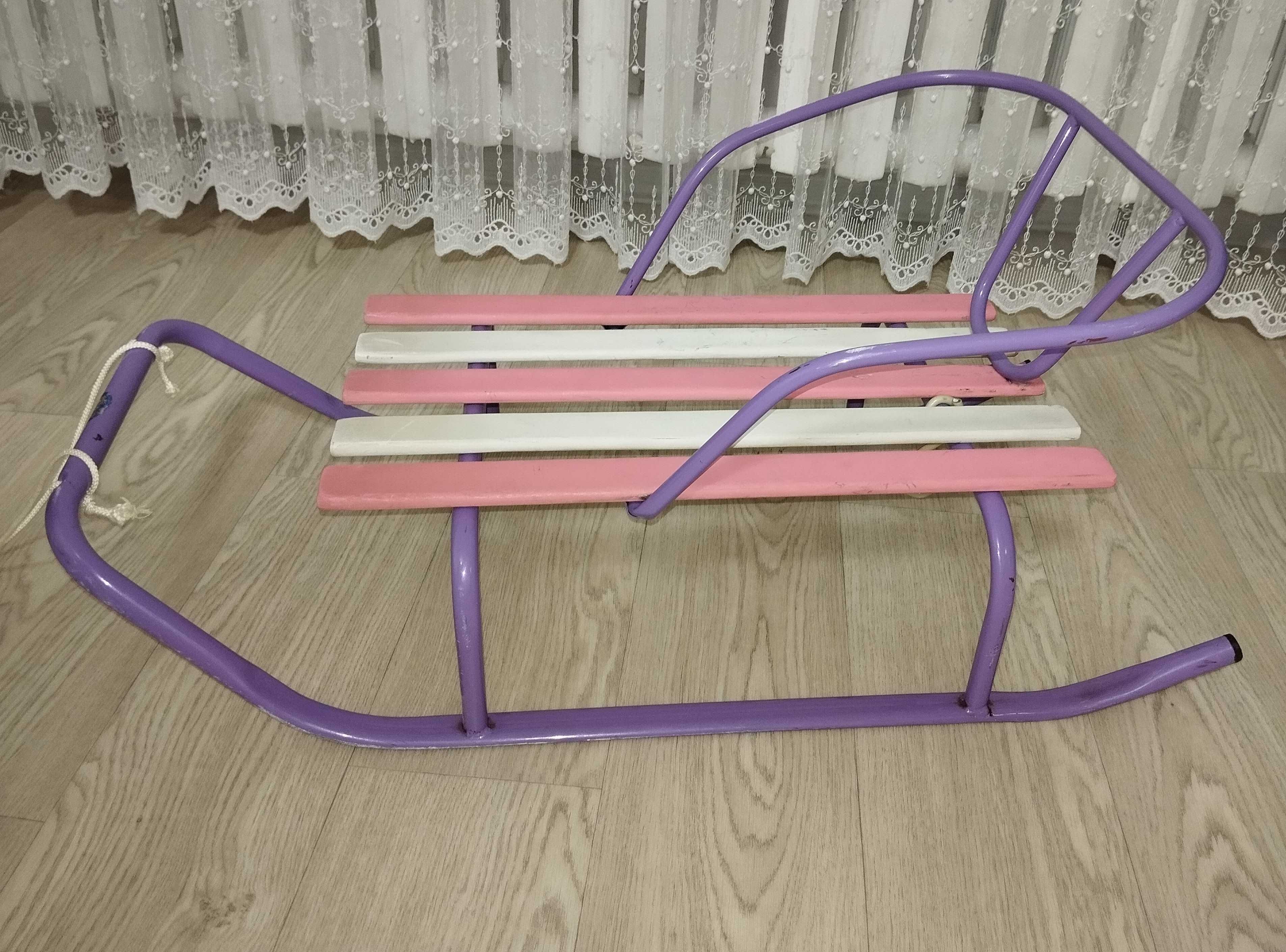 Санки детские со съемной спинкой