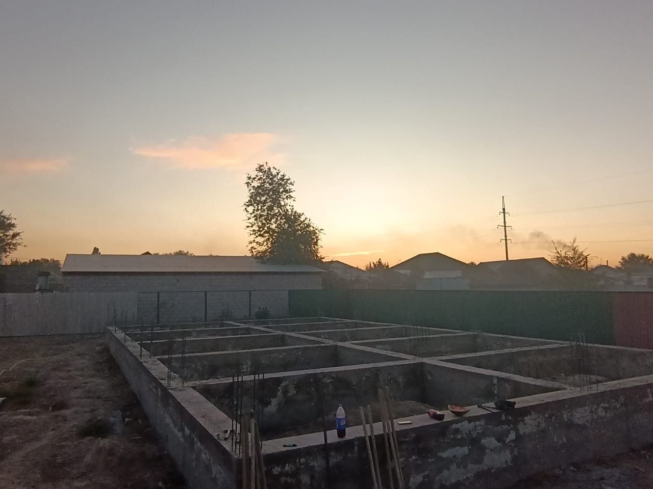 Заливаем фундамента