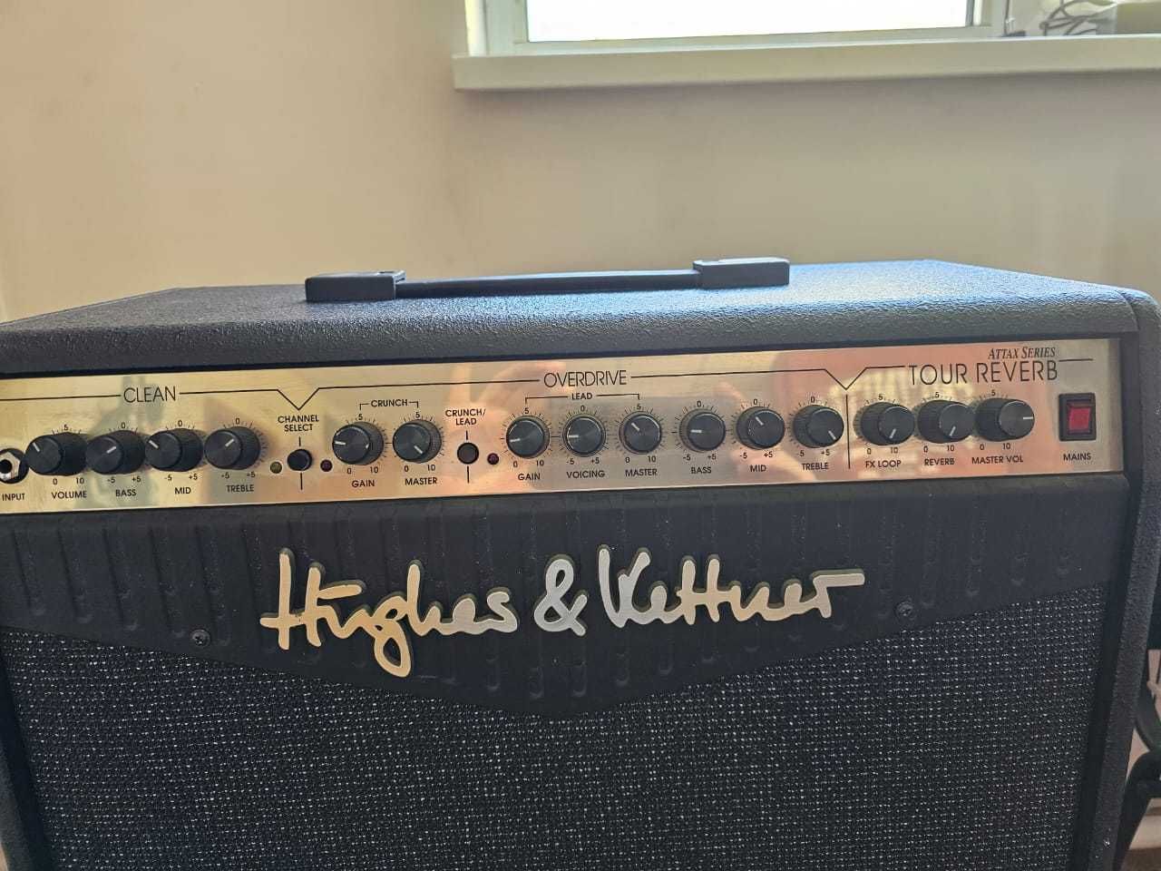 Продам усилитель Hughes&Kettner с колонкой-кабинет Roland