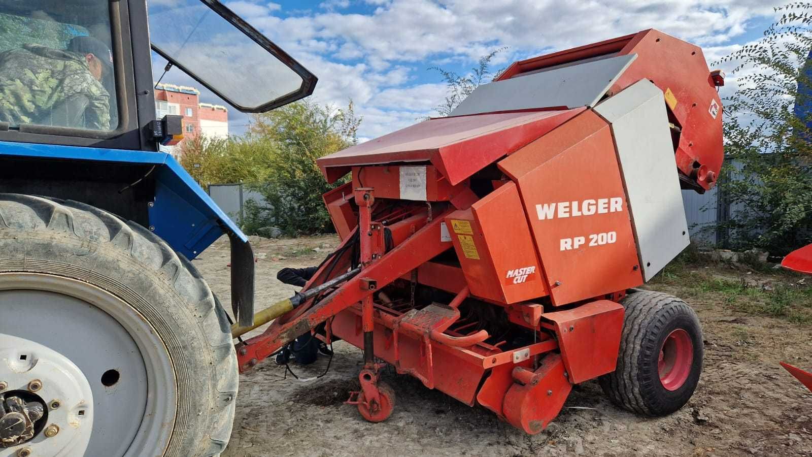 Рулонный пресс-подборщик Welger ВЕЛГЕР RP200 б/у. Доставка. ГАРАНТИЯ
