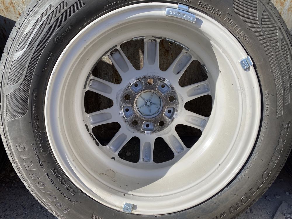 Диски титановые БМВ оригинал с резиной  195/65/R15