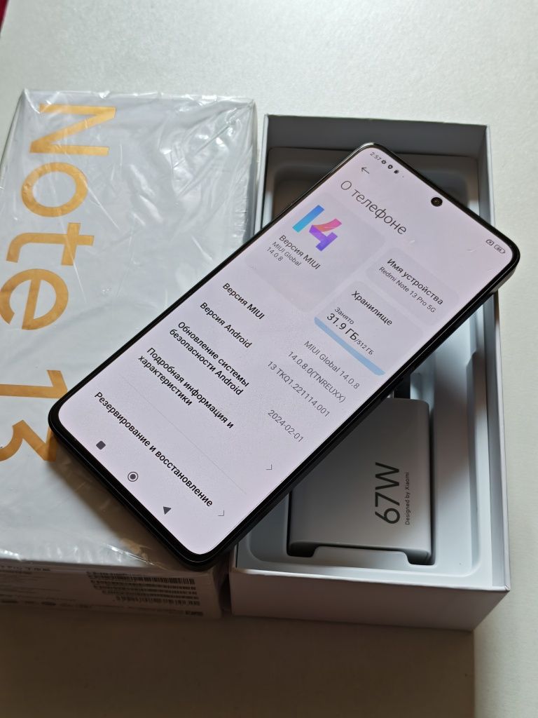 Redmi Note 13 Pro 5G 512 gb Ram 16+6