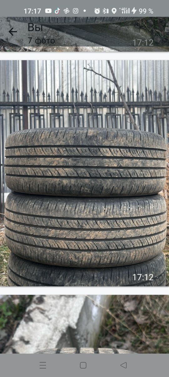 Колеса в сборе с летней резиной продам