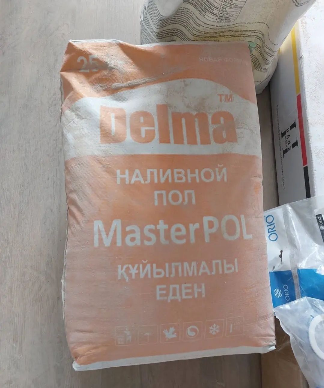 Наливной пол 2 мешка