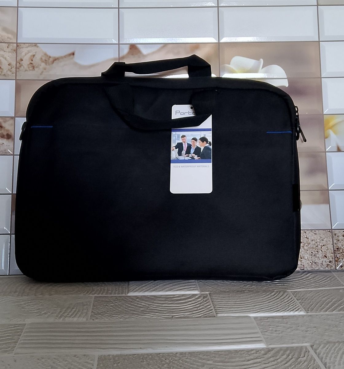 Новая сумка для ноутбука 15.6" Portcase KCB-140, цвет: черный