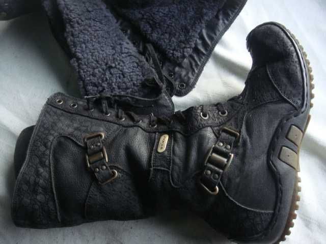 Сапоги с натуральным мехом Clarks Англия 37-38 р латексная подошва