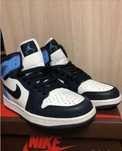 Кроссовки Nike Air Jordan, кожа, демисезонные