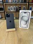 Телефон iphone 15 128 gb black 100%