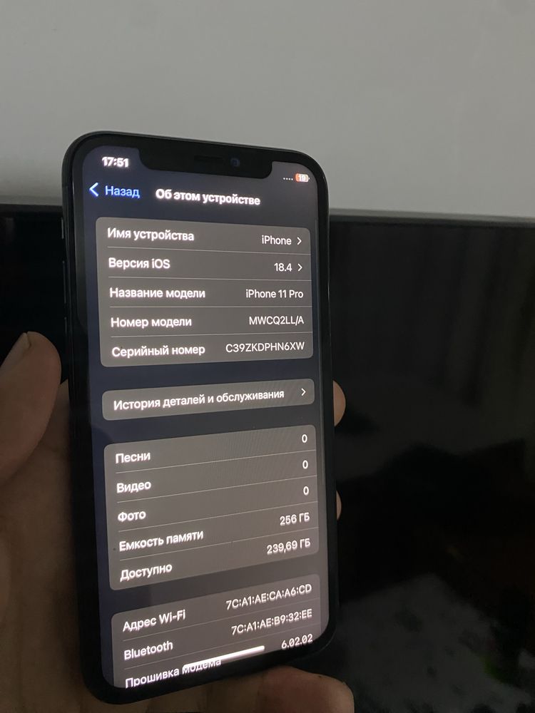 Iphone 11 pro 256gb