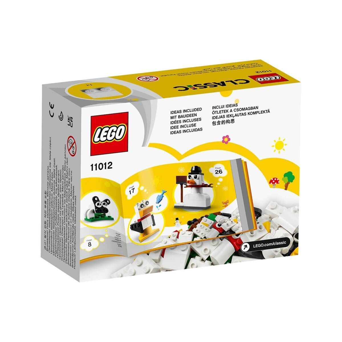 LEGO Classic Белые кубики (оригинал)