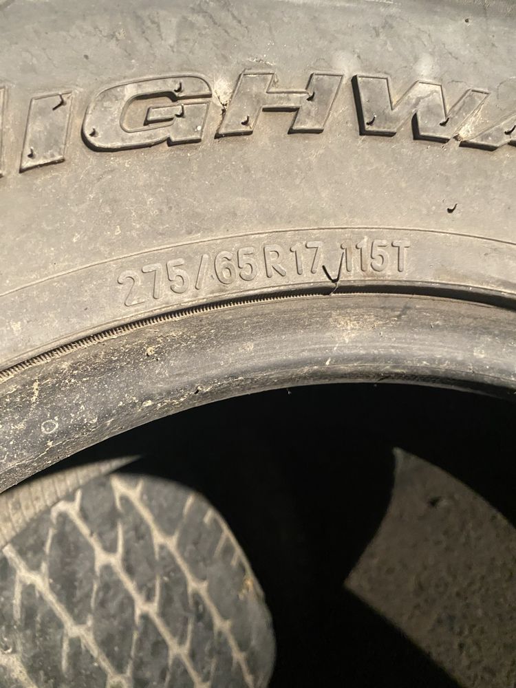 Шины 275/65R17 одиночные