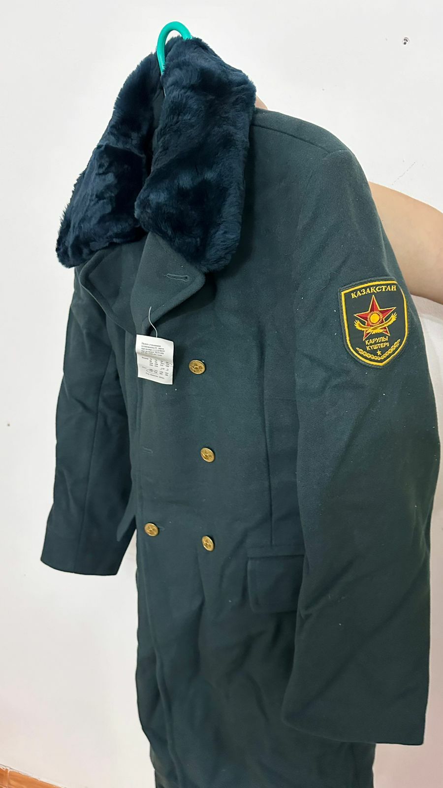 Военный пальто зимный