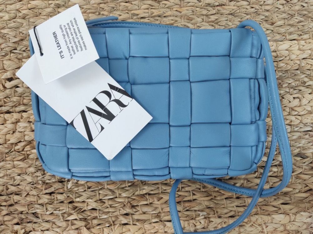 Новая кожаная сумка Zara