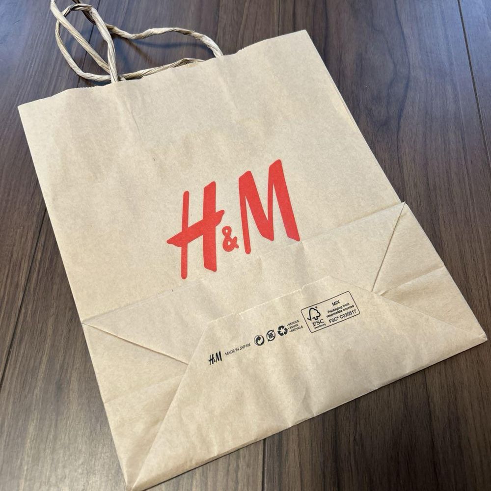 Пакет h&m подарочный hm