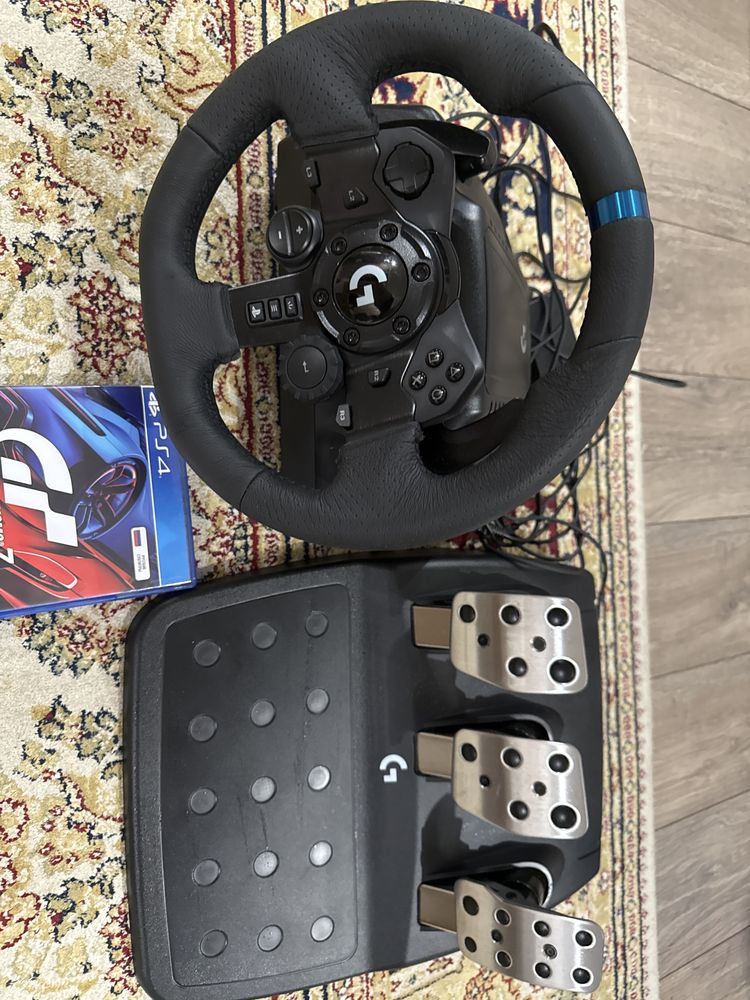 Игровой руль Logitech G923 черный!