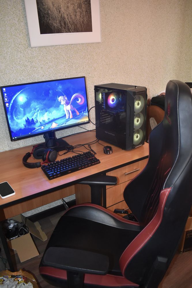 Игровой комплект с монитором, клава и мышь, i5 16GB GTX 1660 Super