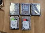 Жесткие диски HDD  для NAS (сетевое хранилище) WD, Seagate 8TB 4TB 3TB