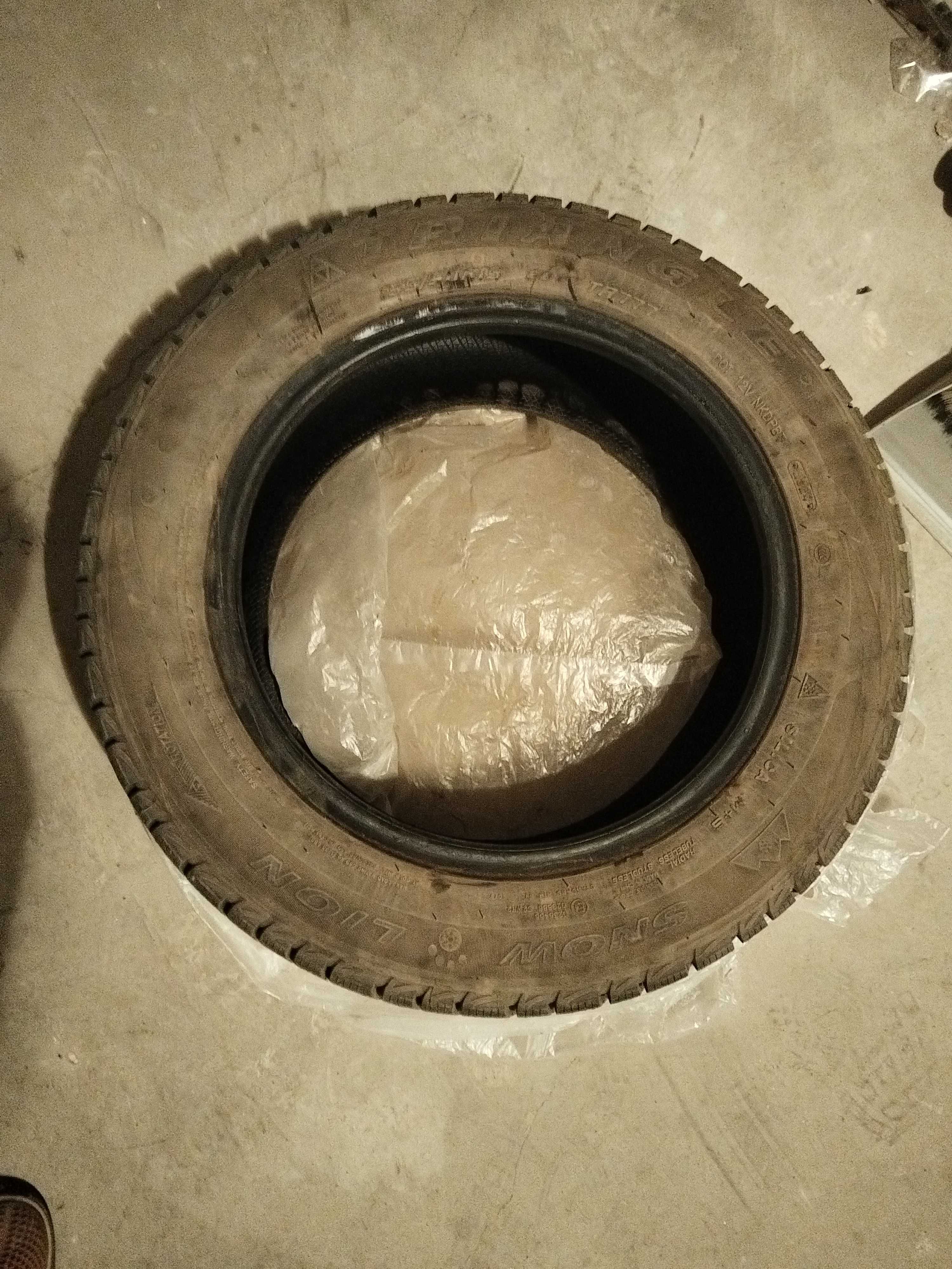 Шины зимние r15,, 195*60 без шипов, трианжел, 1 сезон