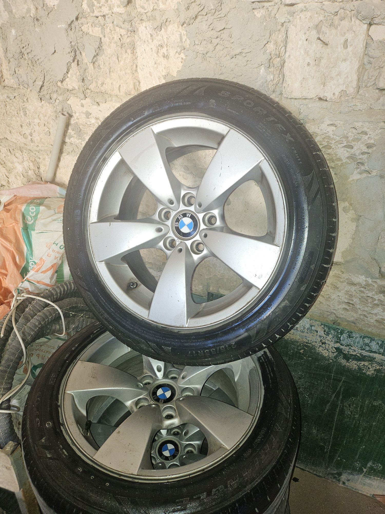 Бмв е60, bmw e60, бмв 5,bmw 5, диски 17,бампер ,руль бмв,ева,ангелские