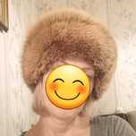 Женская меховая шапка