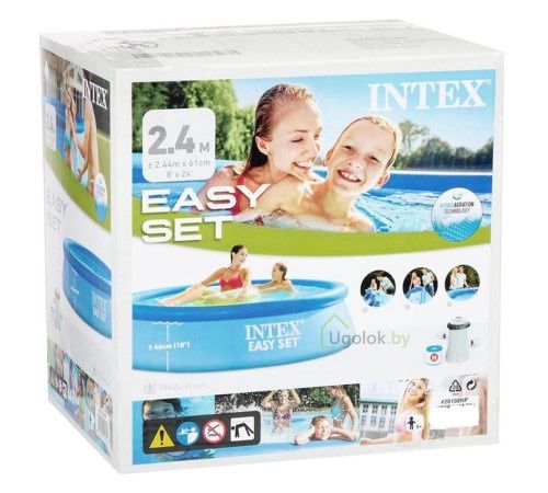 Надувной бассейн Intex