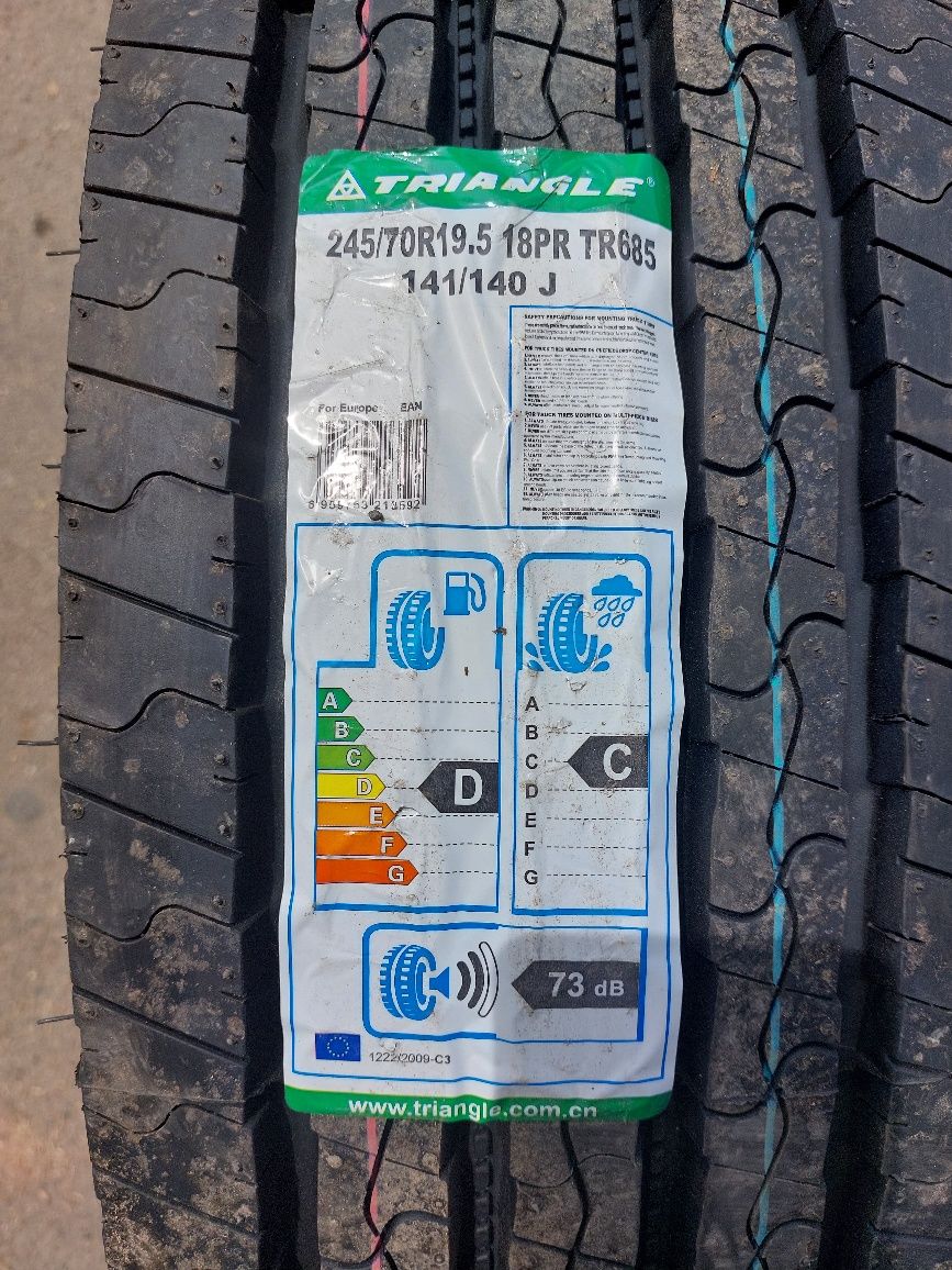 Шина на прицеп Triangle 245/70R19.5 TR685 18 слойные.
