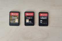 Продаю 3 картриджа для Nintendo Switch (Zelda, Dying Light, Daemon]